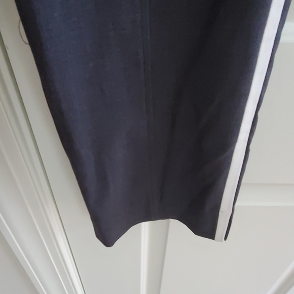 women's gray nydj trouser pants white pipe 12 - Picture 3 of 5